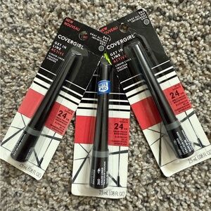 3 Covergirl Get in Line Active Eyeliner #360 Gray All Day Discontinued Makeup Lo